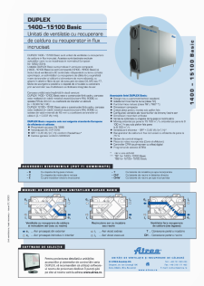 Catalog tehnic DUPLEX 1400–15100 Basic