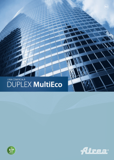 Sumar al catalogului de marketing DUPLEX MultiEco