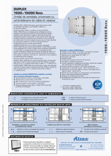 Catalog tehnic DUPLEX 1500–15000 Roto