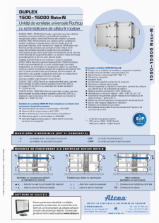 Catalog tehnic DUPLEX 1500–15000 Roto-N